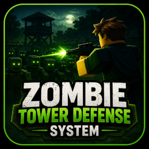 🧟 Zombie Tower Defense System (Roblox) This is a complete game system, ready for you to launch your own game immediately. A powerful and fully developed Tower Defense system designed for developers who want a complete and expandable game setup. 3 Full map ━━━━━━━━━━━━━━━━━━━━━━ 🎮 Game Features: • Multiple difficulty modes: Easy, Medium, Hard, Nightmare ⚔️ • Endless mode for infinite gameplay ♾️ • Dual spawn system (multiple enemy paths) 🔀 • Smart zombie AI with pathfinding 🧠 ━━━━━━━━━━━━━━━━━━━━━━ 🗼 Core Systems: • Full tower system (placement, targeting, attack) • Summon system (single & multi summon with chances 🎰) • Inventory system (store and manage units 🎒) • Loadout system (equip your towers ⚙️) • AFK system (idle support 💸) • Gamepass integration (buy towers via UI 🛒) ━━━━━━━━━━━━━━━━━━━━━━ 🧩 UI & Structure: • Clean and modern UI (Summon, Inventory, Shop) 🎨 • Modular system (easy to edit and expand) • Config-based stats system ━━━━━━━━━━━━━━━━━━━━━━ 🌍 Lobby & Map System: • Lobby-based gameplay with teleport system 🚪 • Multiple places (maps like City, etc.) • Easy setup and integration ━━━━━━━━━━━━━━━━━━━━━━ 📦 What You Get: • Full Roblox game file (.rbxl / .rbxlx) • All systems fully scripted • Organized and ready to use ━━━━━━━━━━━━━━━━━━━━━━ ⚠️ Notes: • Requires basic Roblox Studio knowledge • Make sure to set PlaceIds correctly • All maps must be published ━━━━━━━━━━━━━━━━━━━━━━ 🚀 Perfect for creating your own Tower Defense game quickly and professionally.