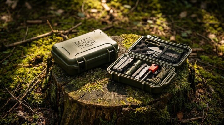 Taktisk Förvaringsbox för EDC och Friluftsliv (Militärgrön)